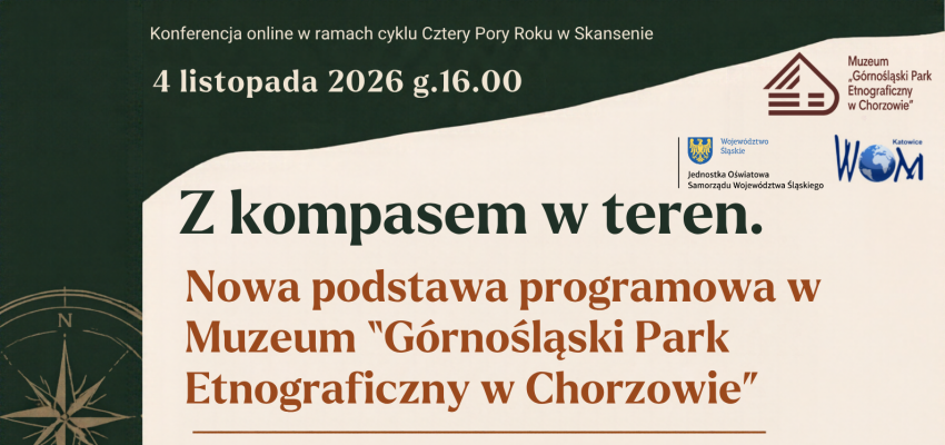 “Z kompasem w teren” Zapraszamy na wyjątkową konferencję online!
