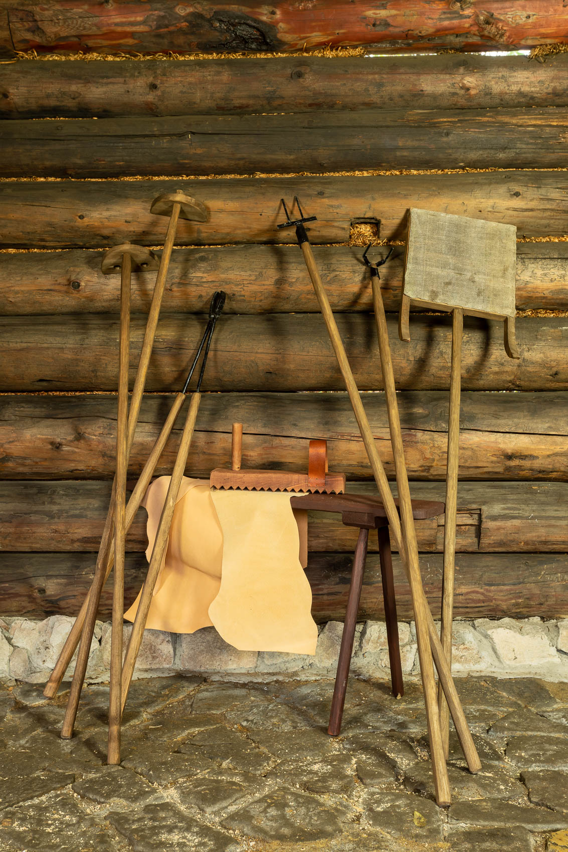 Garbarnia - skansen Chorzów - narzędzia garbarza - Tradycyjne garbarstwo